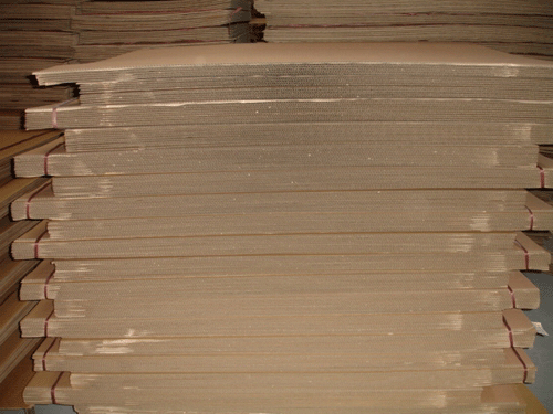 Packaging cardboard